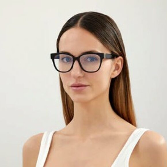 🕶️ New Saint Laurent SLM33 006 Eyeglasses - Burgundy Frame 53mm - Picture 3 of 12